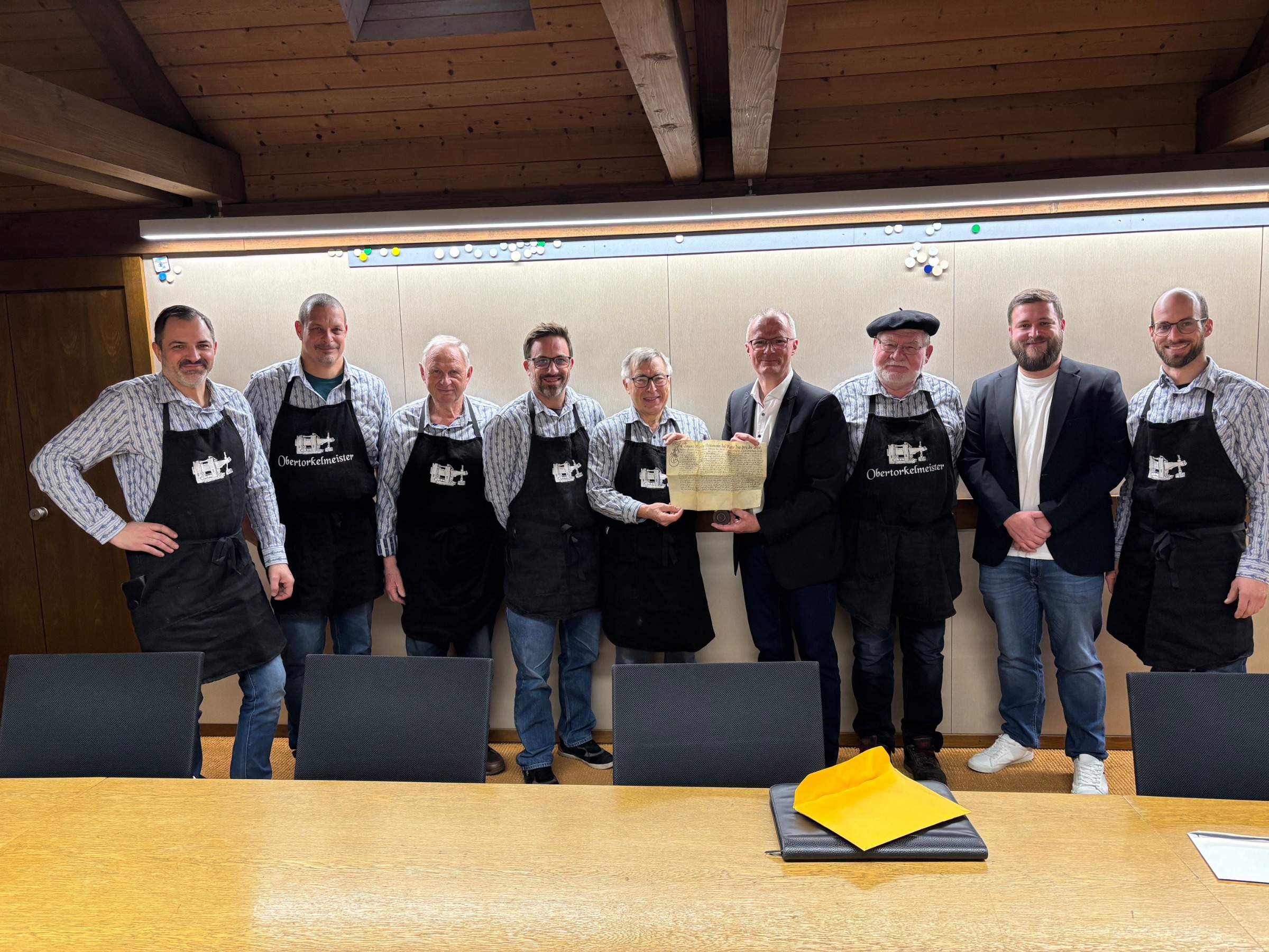 Torkelbrief-Übergabe 