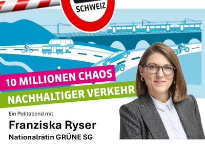 Polit-Abend mit Franziska Ryser in Goldach