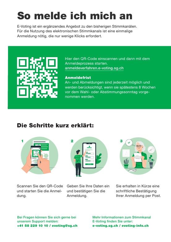 Reminder: E-Voting